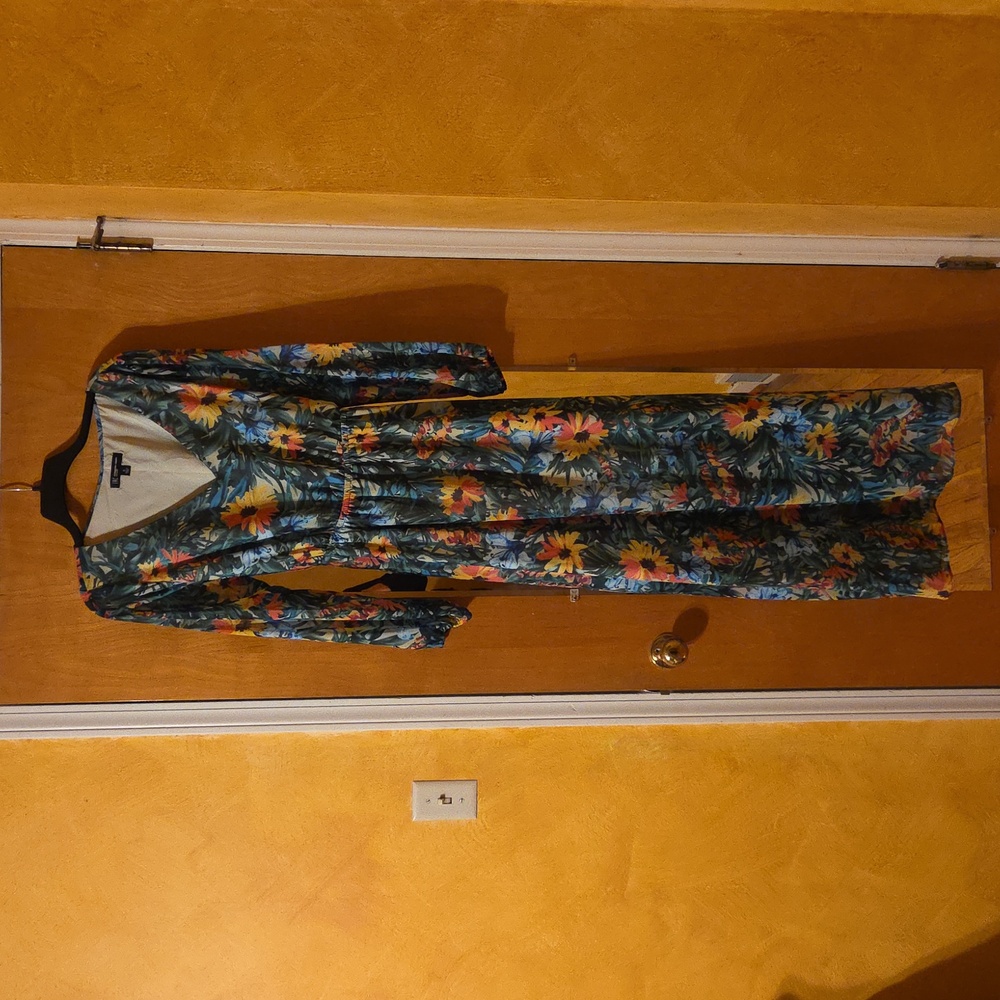 INC International Concepts Floral Long Sleeve Dress